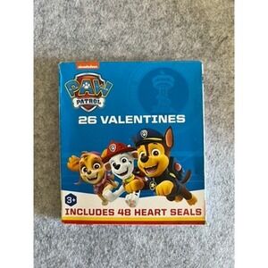 Paw Patrol Valentines Cards and Sticker‎ 26 valentines - unopened box